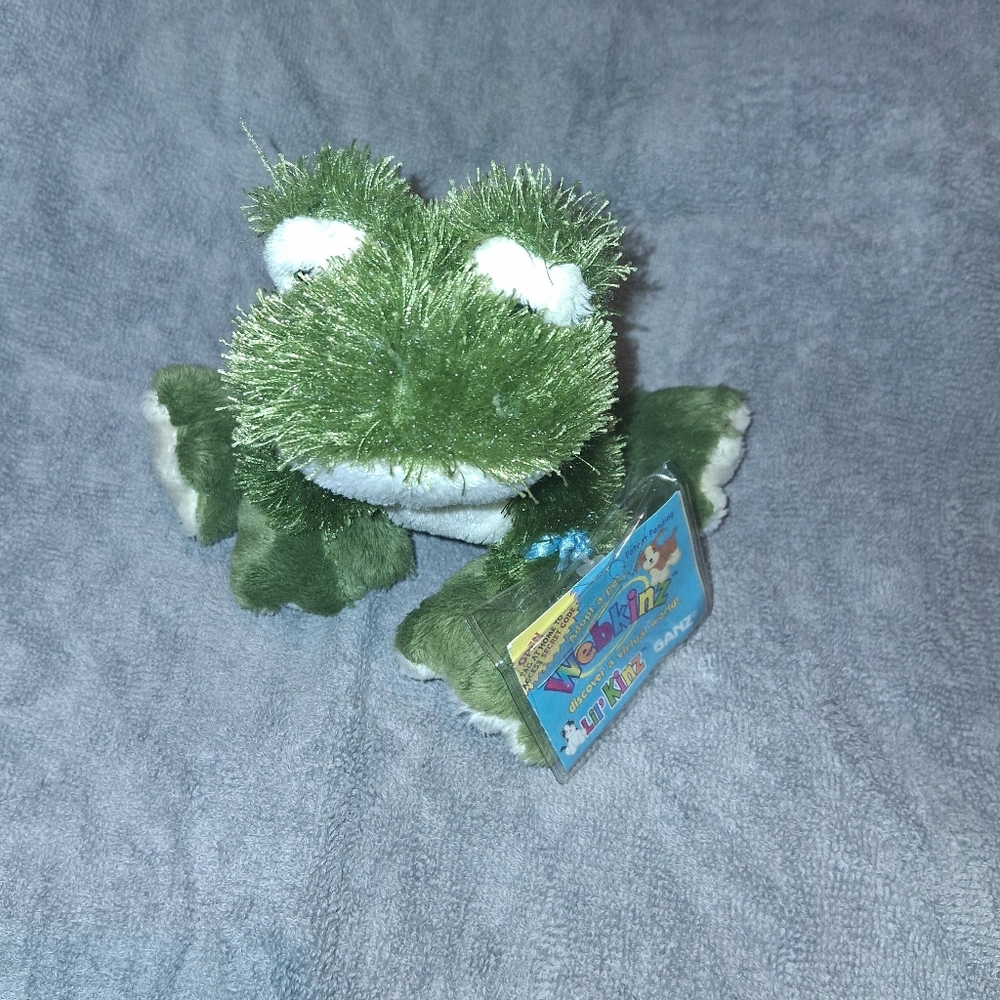 Webkinz Lil Kins Frog Plush Toy With Code Still Attached